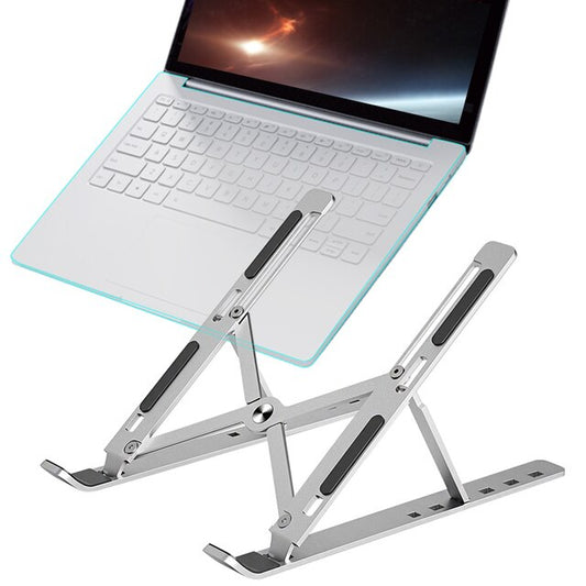 Foldable Aluminium Laptop Stand – 6-Height Adjustable